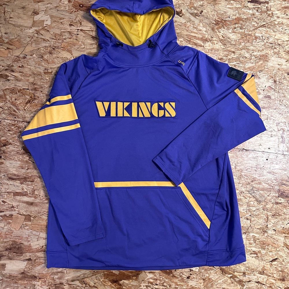 UNRL Minnesota Vikings Purple and Yellow Hoodie